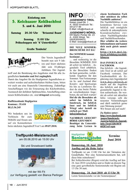 Ausgabe Juni 2010 (9,69 MB) - Gemeinde Hopfgarten - Land Tirol