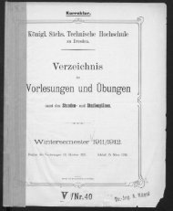 Verzeichnis der Vorlesungen und Übungen samt den Stunden- und Studienplänen Wintersemester 1911/12