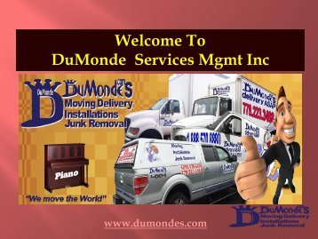 Commercial Mover Vancouver|Du Monde Moving