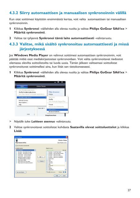 Philips GoGEAR Baladeur audio/vid&eacute;o &agrave; m&eacute;moire flash - Mode d&rsquo;emploi - FIN