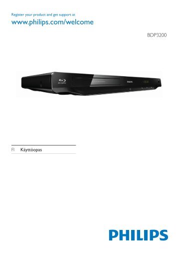 Philips 3000 series Lecteur Blu-ray / DVD - Mode dâemploi - FIN