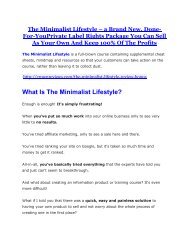 The Minimalist Lifestyle Review and GIANT $12700 Bonus-80% Discount