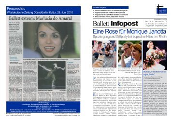 Ballet Nr.59-6 Seiten - Ballettfreunde Deutsche Oper am Rhein