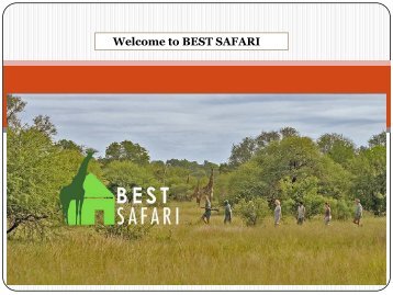Welcome to BEST SAFARI