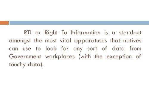 How to fill an online RTI Application form