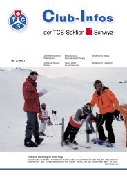 Rutschpartie» am Eisslalom in Seewen - beim TCS Sektion Schwyz