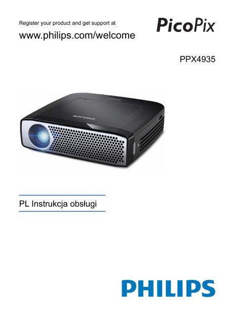 Philips PicoPix Projecteur de poche - Mode d&rsquo;emploi - POL