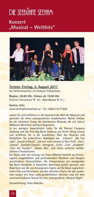 PROGRAMM 2011 - Seeham