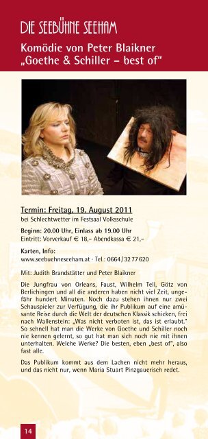 PROGRAMM 2011 - Seeham