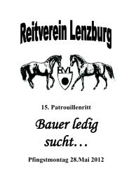 15. Patrouillenritt Lenzburg - RVL