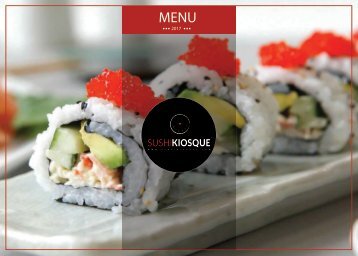 Menu Sushi Kiosque