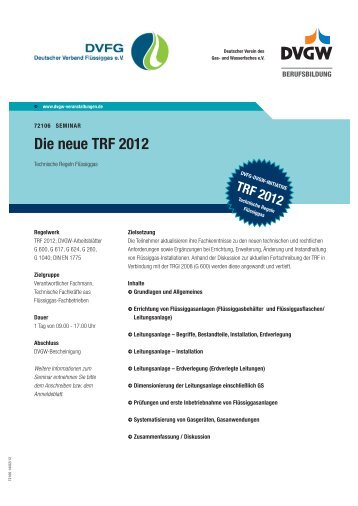 Die neue TRF 2012 - Friedrich Scharr KG