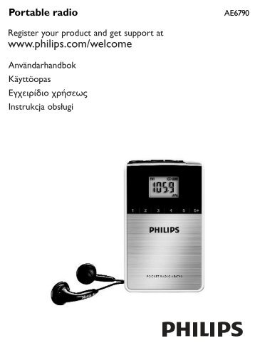 Philips Radio portable - Mode dâemploi - POL