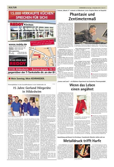 Ausgabe vom 04.11.2012 - Kehrwieder am Sonntag