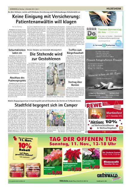 Ausgabe vom 04.11.2012 - Kehrwieder am Sonntag