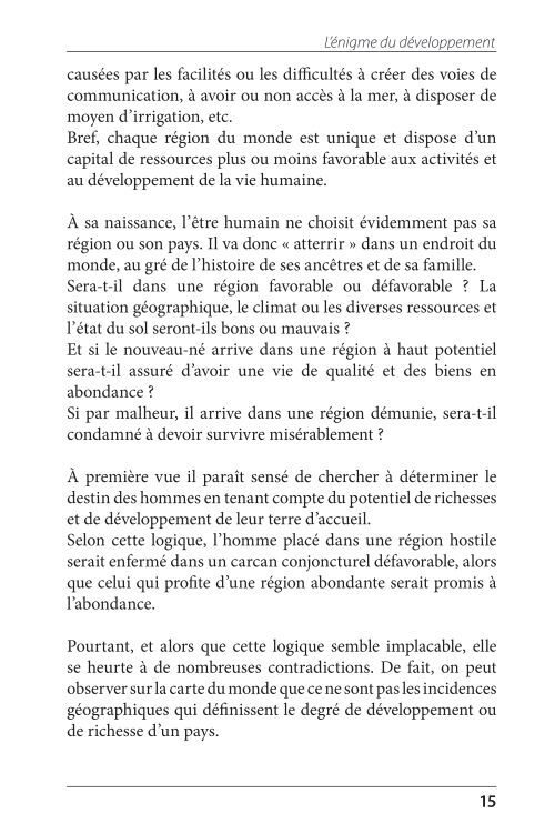 L’énigme du développe
