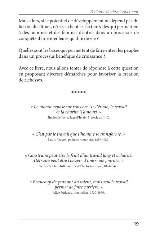 L’énigme du développe