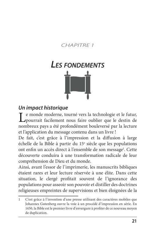 Les fondements Avec c