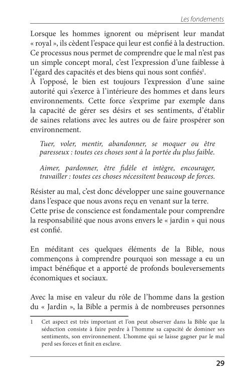Les fondements Les critè