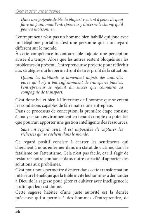 L’esprit d’entreprise