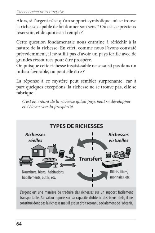 La création de richesses