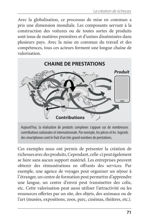 La création de richesses