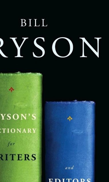 Brysonggs_Dictionary_for_Writers_and_Editors_g2009g image