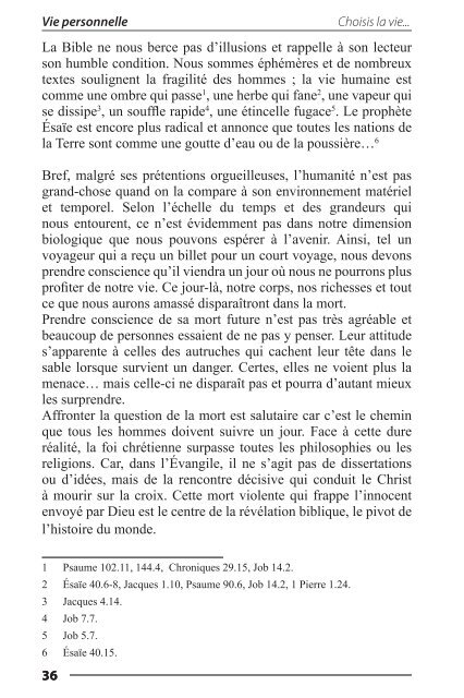 Choisis la Vie, Jacques Daniel Rochat