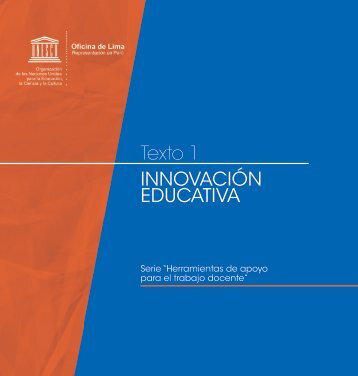 Texto 1 INNOVACIÓN EDUCATIVA