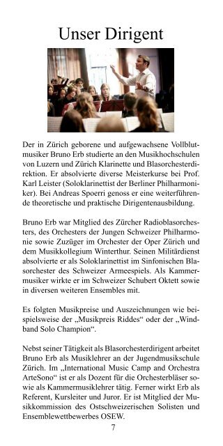 Nach dem Konzert - Musikverein Berikon