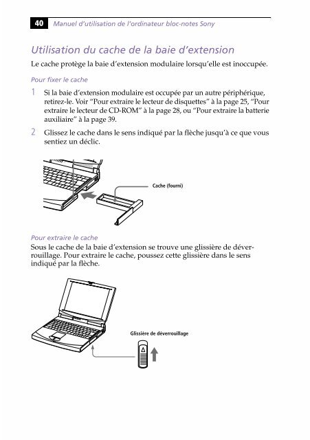 Sony PCG-745 - PCG-745 Istruzioni per l'uso Francese