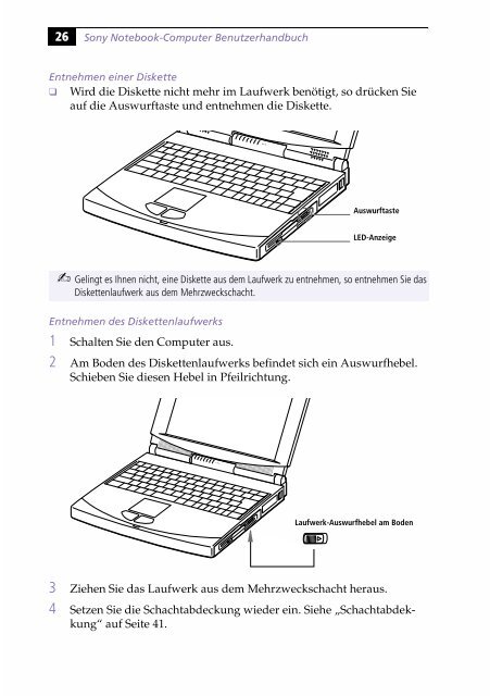 Sony PCG-745 - PCG-745 Istruzioni per l'uso Tedesco