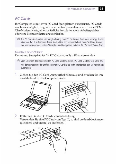 Sony PCG-745 - PCG-745 Istruzioni per l'uso Tedesco