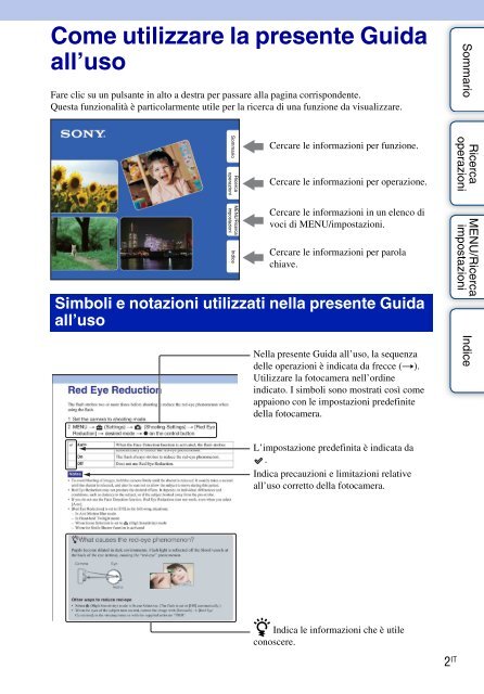 Sony DSC-HX5V - DSC-HX5V Istruzioni per l'uso