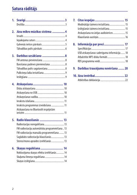 Philips Microcha&icirc;ne - Mode d&rsquo;emploi - LAV