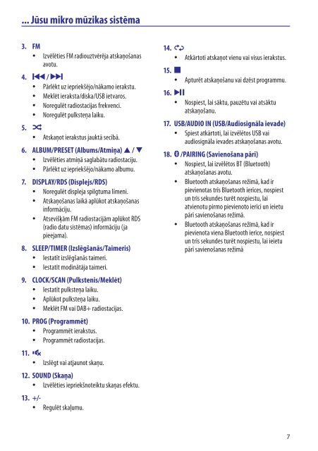 Philips Microcha&icirc;ne - Mode d&rsquo;emploi - LAV