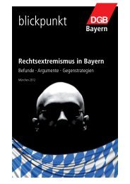 Rechtsextremismus in Bayern - GEW Landesverband Bayern