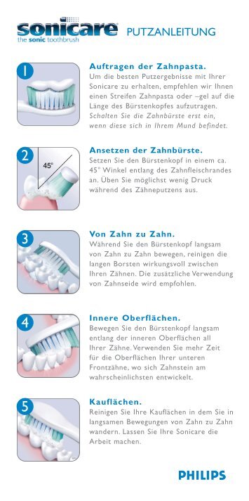 Philips Sonicare HealthyWhite Brosse Ã  dents Ã©lectrique - Additional educational content - DEU