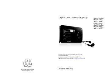 Philips GoGEAR Baladeur vidÃ©o MP3 numÃ©rique - Mode dâemploi - LAV