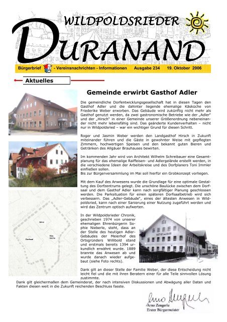 Semmeln Und Backwaren Wildpoldsried