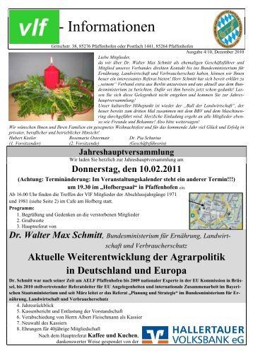 - Informationen - Amt für Ernährung, Landwirtschaft und Forsten ...