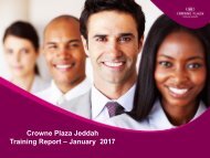 E-Training Report  January 2017