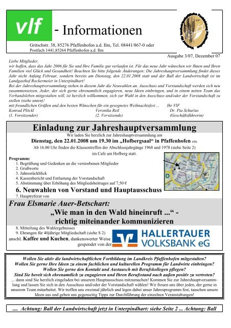 - Informationen - Amt für Ernährung, Landwirtschaft und Forsten ...