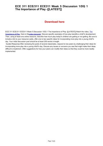 week 5 dq 1 mgt 311 View homework help - week 4 objectives from mgt 311 at university of phoenix tuesday day 1 week 4 11/19/2013 thursday day 3 11/21/2013 participation mgt 311 wednesday day 2 11/20/2013 dq. week 5 dq 1 mgt 311 View homework help - week 4 objectives from mgt 311 at university of phoenix tuesday day 1 week 4 11/19/2013 thursday day 3 11/21/2013 participation mgt 311 wednesday day 2 11/20/2013 dq.
