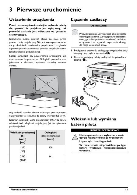 Philips Projecteur LED intelligent Screeneo - Mode d&rsquo;emploi - POL