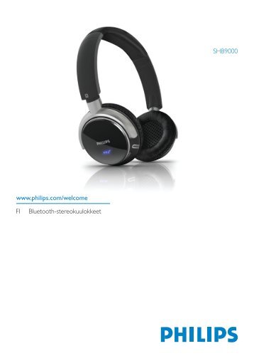 Philips Casque stÃ©rÃ©o avec micro Bluetooth - Mode dâemploi - FIN