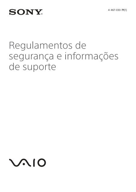 Sony SVF1521V6E - SVF1521V6E Documenti garanzia Portoghese
