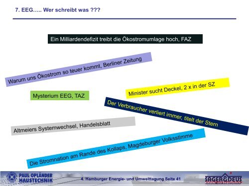 7. EEG - Sager & Deus - Energie- und Umwelttechnik