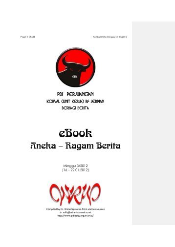 Berita Nasional Rubrik Ekonomi - Wirantaprawira