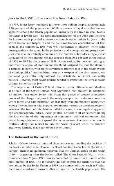 The Historiography of the Holocaust